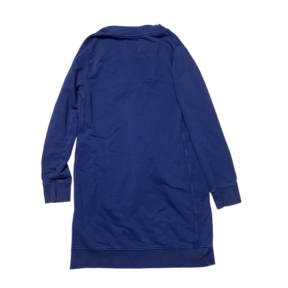 Pact Shirt Dress Navy Blue Quarter Button Size Small - Picture 2 of 6